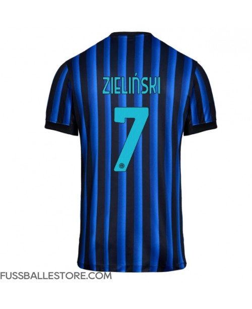 Günstige Inter Milan Piotr Zielinski #7 Heimtrikot 2025-26 Kurzarm Günstige Inter Milan Piotr Zielinski #7 Heimtrikot 2025-26 Kurzarm